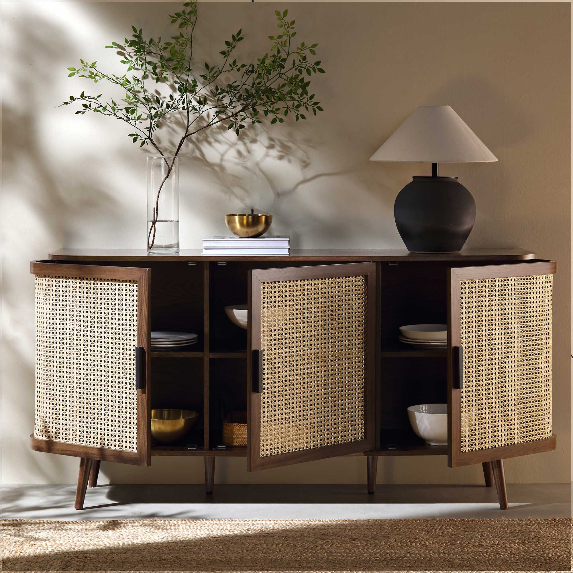 The Loma Rattan Sideboard