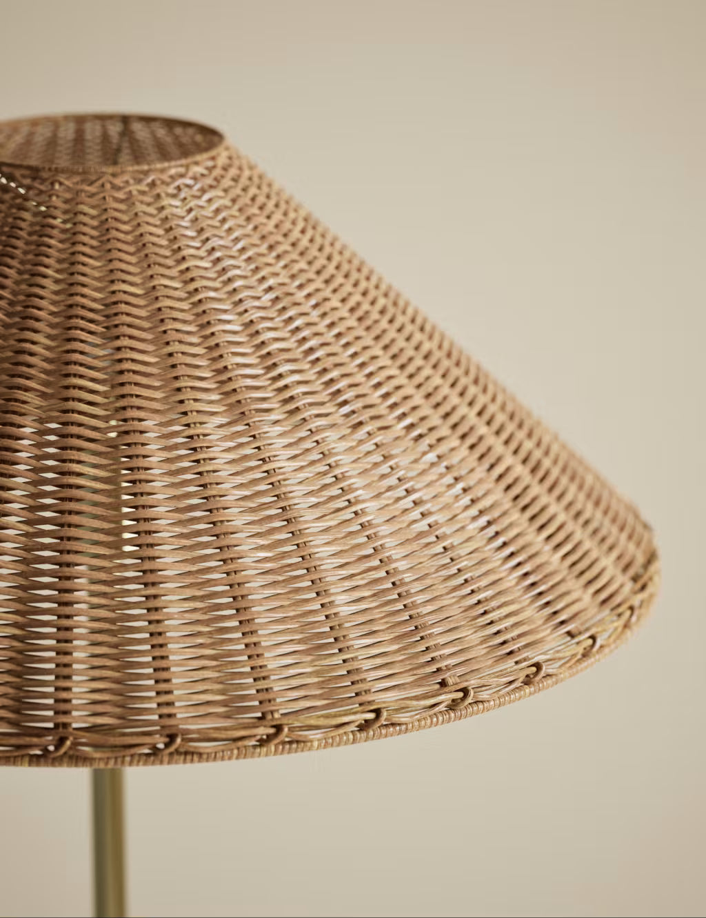 Lotus Rattan Floor Lamp